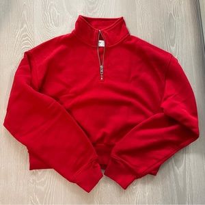 ARITZIA TNA QUARTER-ZIP SWEATER